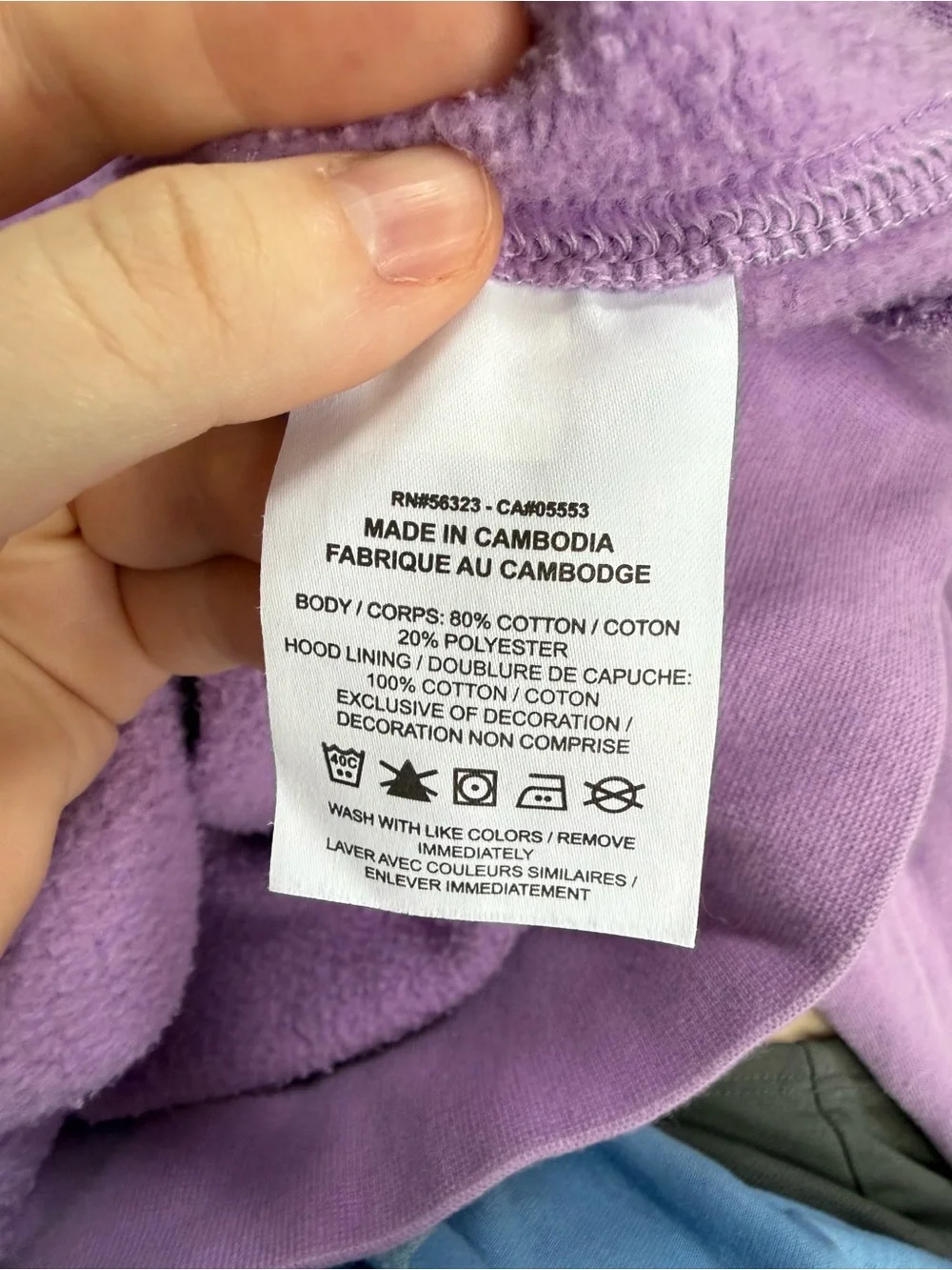 Nike Women's Lavender Hoodie with White Swoosh, size XL - Picture 12 of 12